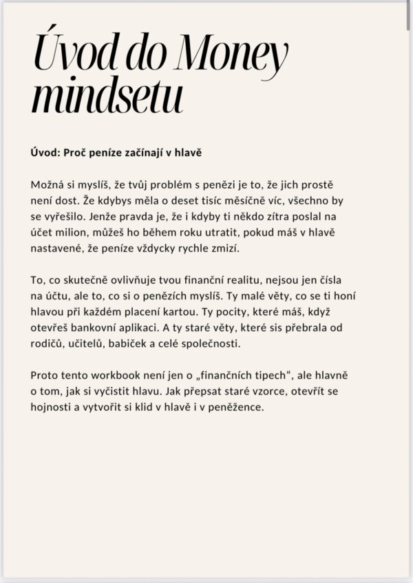 Manifest hojnosti a klidu v hlavě - Image 2
